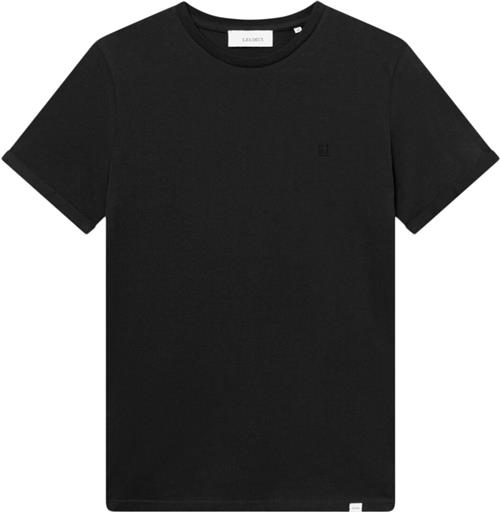 Les Deux Nørregaard Tshirt Tonal Mand Sort Kortærmede T-shirts Slim Fit Str XXL - Bomuld hos Magasin