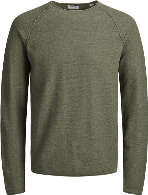 JJ-REBEL Jrebnoah Knit Crew Neck Mand Olive Night/melange Sweaters Str XXL - hos Magasin