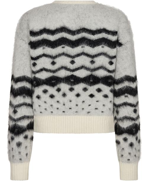 Designers Remix Verona Winter Knit Kvinde Cappuccino Sweaters Str S - hos Magasin