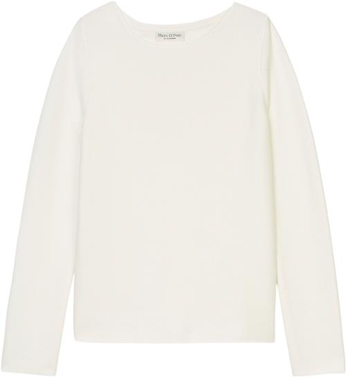 Marc O’Polo Pullover, Longsleeve, Roundneck Kvinde Salty White Sweaters Str S - hos Magasin