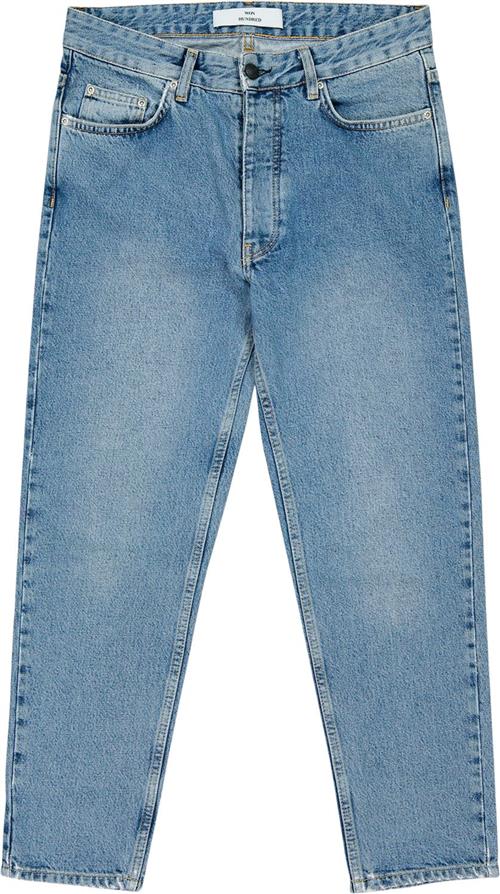 Won Hundred Ben Distressed Blue Italy Mand Distressed Blue It Jeans Loose Fit Str W31 / L32 - hos Magasin