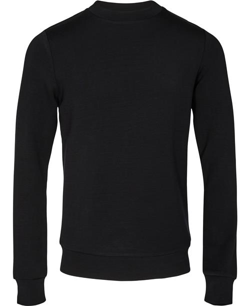 Se Mos Mosh Gallery Abel Crew Neck Sweat Mand Black Sweatshirts Str L - Viskose hos Magasin ved Magasin