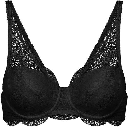 Se Simone Pérèle Karma 12V 3D Moulded Bra With Triangle Lace Plunge Bh'er Str E 65 - hos Magasin ved Magasin