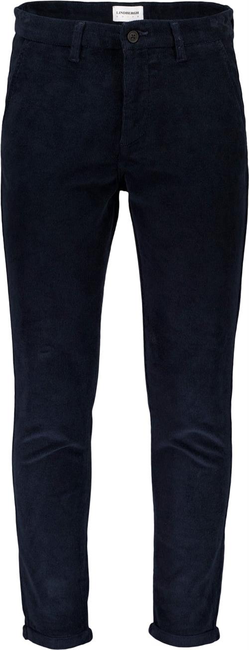 Lindbergh Cropped Corduroy Pants Mand Blå Chinos Str L - hos Magasin