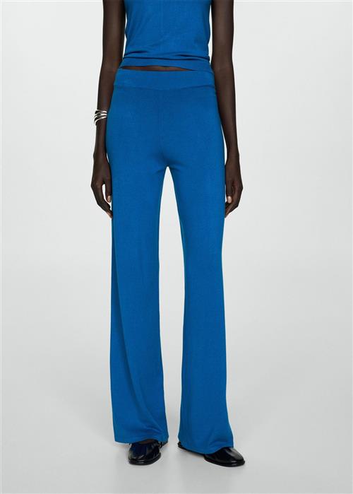 Se MANGO Knitted Wideleg Trousers Kvinde 53 Bukser Str S - hos Magasin ved Magasin