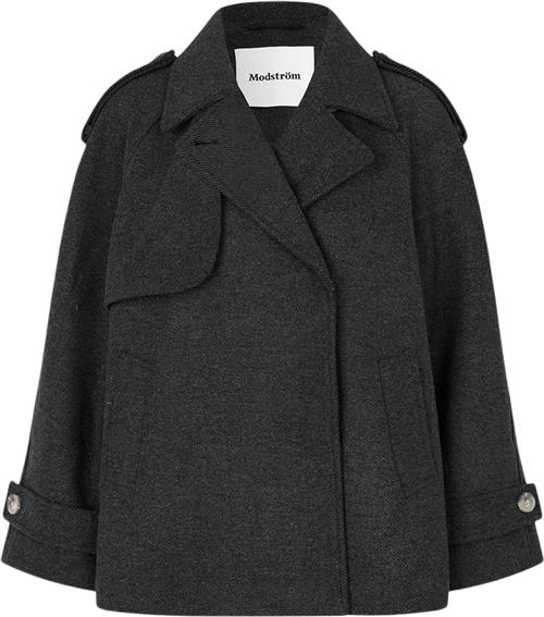 Modström Esmundmd Twill Jacket Kvinde Sort Blazere Str L - hos Magasin