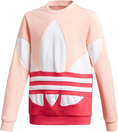 Se adidas Large Trefoil Crew Sweatshirt 164 - Sweatshirts & Hættetrøjer hos Magasin ved Magasin