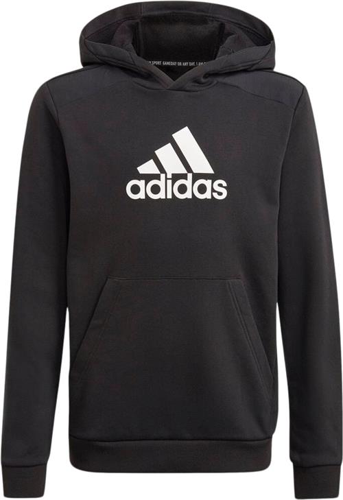 Se adidas Badge of Sport Logo Hættetrøje 152 - Sweatshirts & Hættetrøjer Bomuld hos Magasin ved Magasin