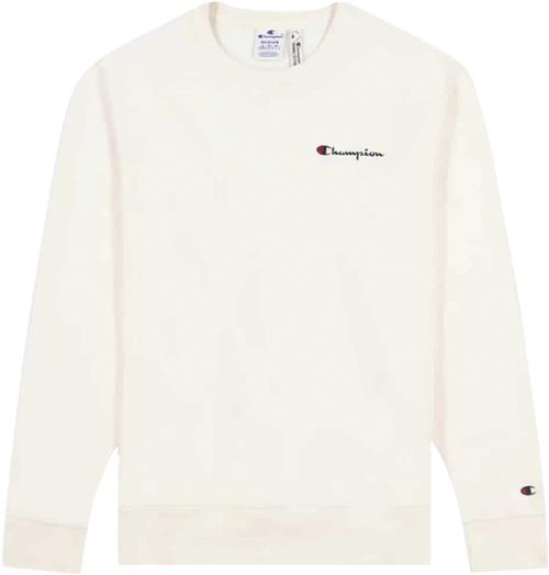 Champion Crewneck Sweatshirt Mand Whisperwhite Sweatshirts Str XS - Bomuld hos Magasin