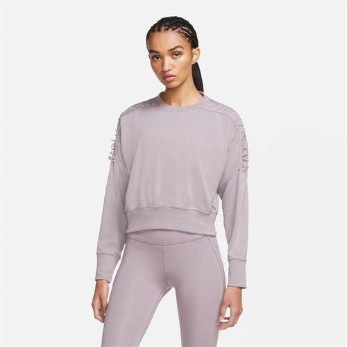 Nike Therma Cropped Top L - Hættetrøjer & Sweatshirts Bomuld hos Magasin