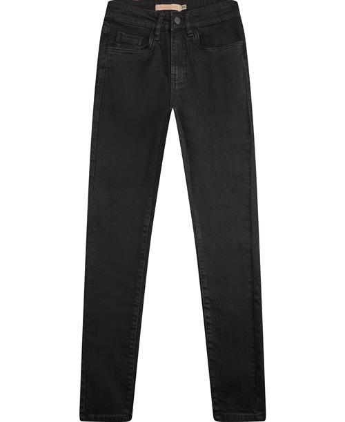 Denim Project Dpwmaja Highwaist Skinny Jeggins Kvinde W001 Black Skinny Jeans Str 25 / 30 - hos Magasin