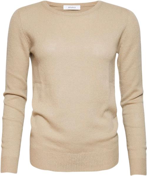 Se SPARKZ Copenhagen Pure Cashmere Oneck Pullover Kvinde Light Camel Sweaters Str XS Cashmere - hos Magasin ved Magasin