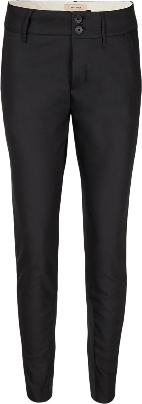 Mos Mosh Blake Night Pant Kvinde Black Bukser Med Smalle Ben Str 40 - hos Magasin