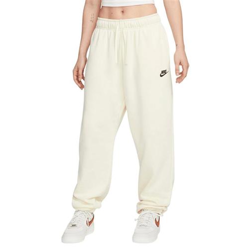 Se Nike Sportswear Club Fleece Sweatpants Kvinde Coconut Milk/black Sweatpants Str L - Bomuld hos Magasin ved Magasin