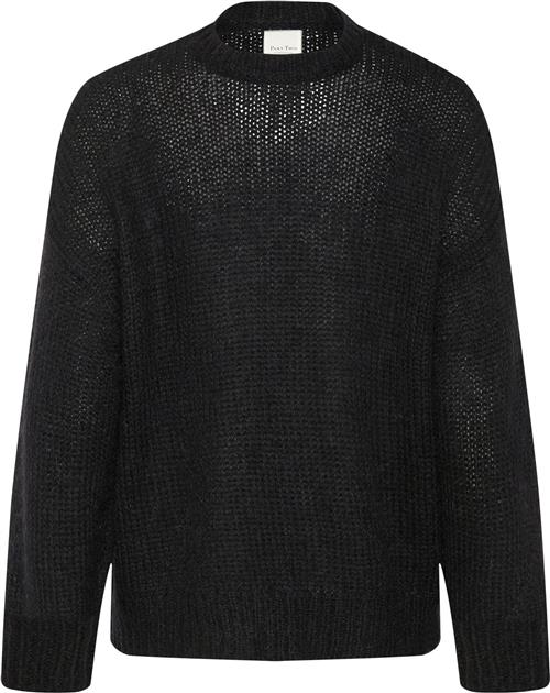 Se Part Two Lindipw PU Kvinde Black Sweaters Relaxed Fit Str L - hos Magasin ved Magasin