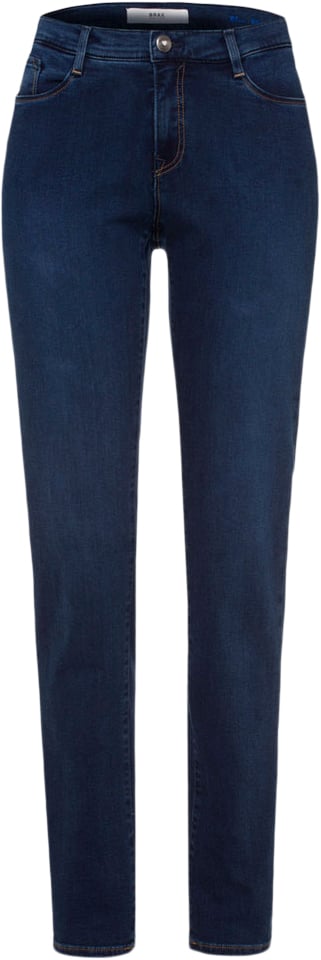 BRAX Mary Kvinde Blå Straight Jeans Str 36/30 - Denim hos Magasin