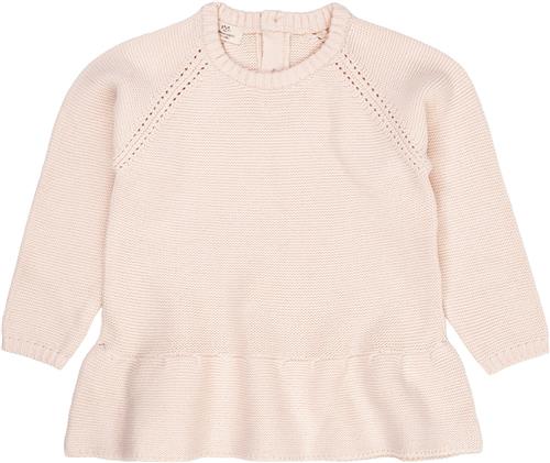 Copenhagen Colors Knitted Pullover W. Frill Str 98 - Soft Pink Strik hos Magasin