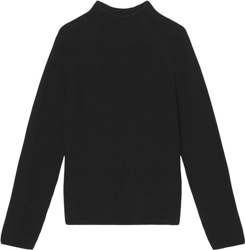 Marc O’Polo Pullover, Longsleeve, Standup Coll Kvinde Black Sweaters Str XS - hos Magasin