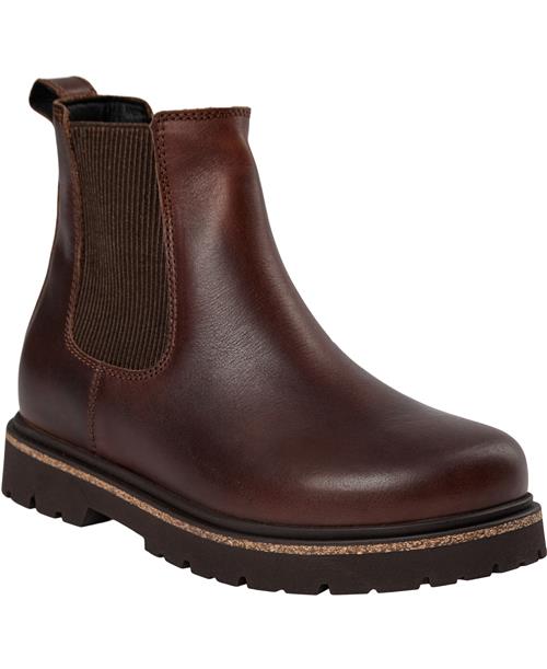 Se Birkenstock Highwood Slip On Mid W Lena Chocolate Kvinde Braun Chelsea Boots Str 43 - hos Magasin ved Magasin