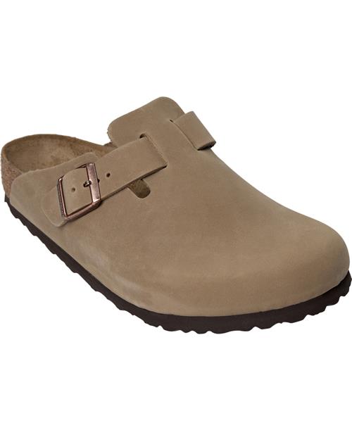 Birkenstock Boston Leoi Tabacco Brown Mand Brown Sandaler Str 46 - Læder hos Magasin