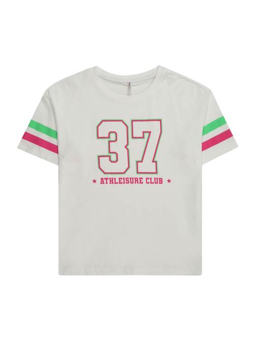 KIDS ONLY Bluser & t-shirts 'VERA'  kiwi / pink / hvid