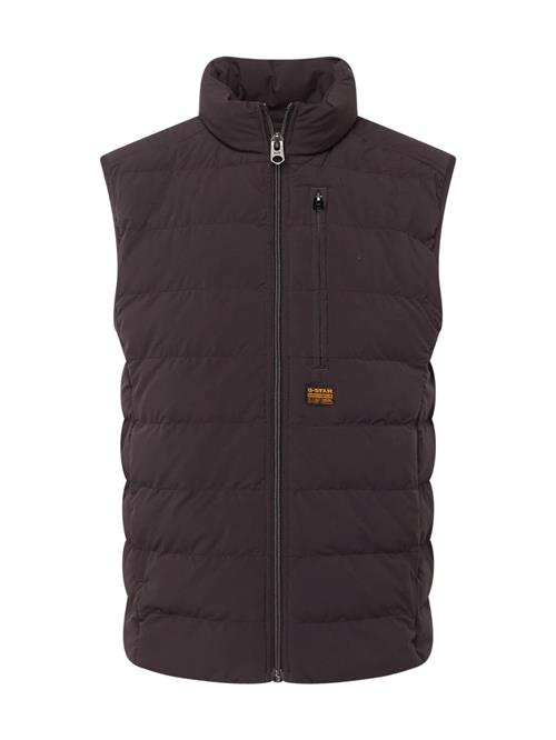 G-STAR Vest 'Foundation'  brun / sort