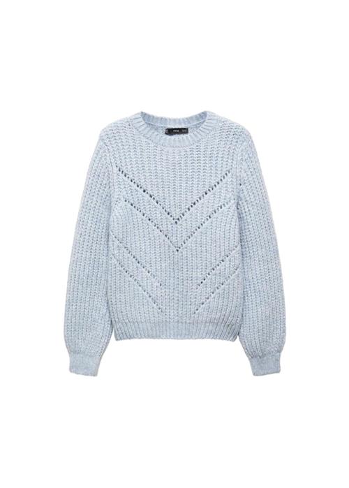 Se MANGO Pullover 'Gatito'  pastelblå ved About You