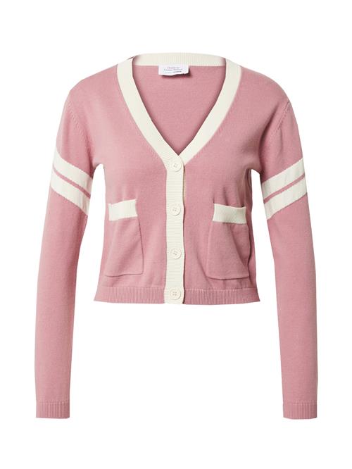 Se Daahls by Emma Roberts exclusively for ABOUT YOU Cardigan 'Inga'  lyserød / naturhvid ved About You