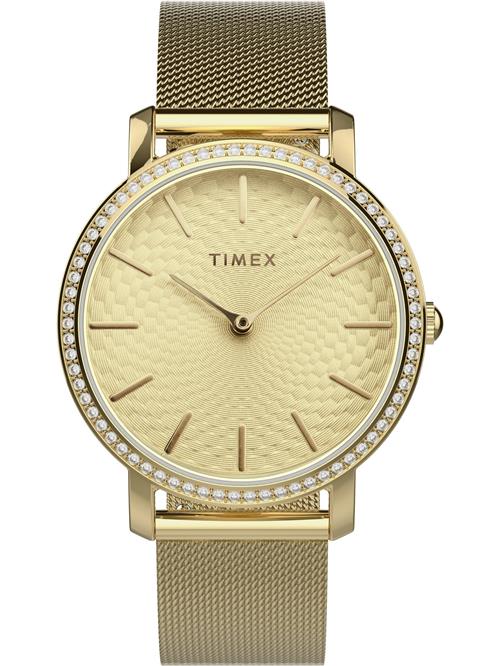 Se TIMEX Analogt ur 'Transcend City Collection'  guld ved About You