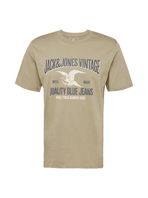 Se JACK & JONES Bluser & t-shirts 'JPRBLUHUDSON'  beige / lysegrøn / sort ved About You