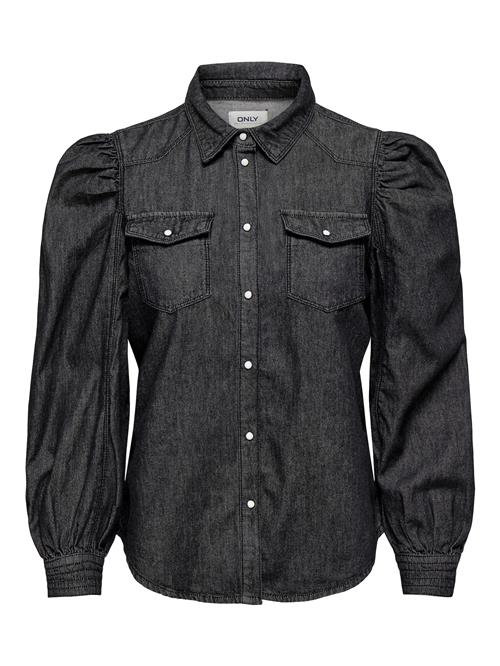 ONLY Bluse  black denim