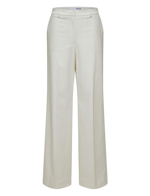 Selected Femme Slfeliana Hw Wide Pant N Selected Femme White