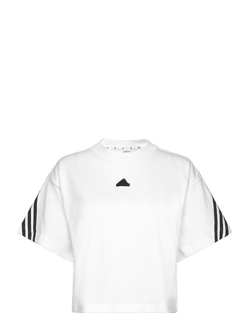 Se adidas Sportswear W Fi 3S Tee Adidas Sportswear White ved Booztlet