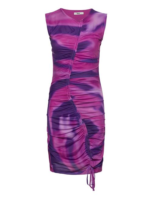 Mela Crinckle Dress Bzr Purple