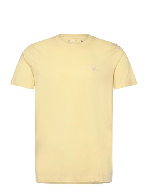 Se Abercrombie & Fitch Anf Mens Knits Abercrombie & Fitch Yellow ved Booztlet