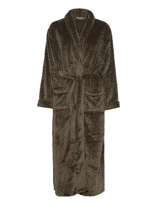 Missya Filipa Fleece Robe Long Missya Brown