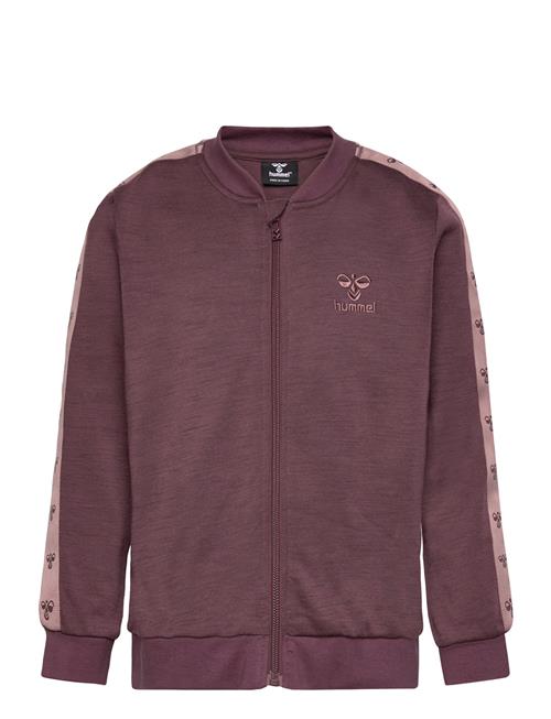 Hmlwulbato Zip Jacket Hummel Burgundy