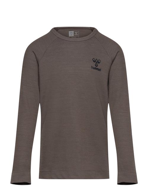 Se Hummel Hmlwingo T-Shirt L/S Hummel Brown ved Booztlet