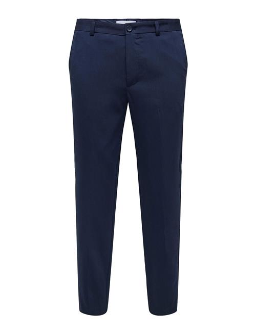 Se ONLY & SONS Onseve Slim 0071 Pant Noos ONLY & SONS Navy ved Booztlet