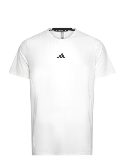 Se D4T Tee Adidas Performance White ved Booztlet