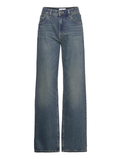 Se Mango Mid-Rise Straight Jeans Mango Blue ved Booztlet