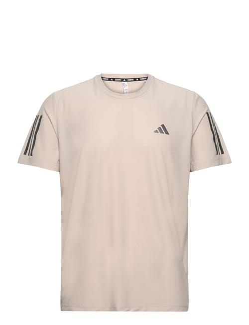 Own The Run T-Shirt Adidas Performance Beige