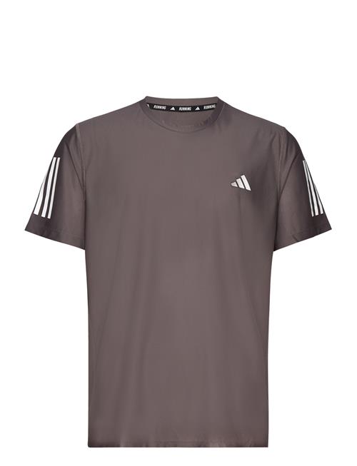 Own The Run T-Shirt Adidas Performance Brown