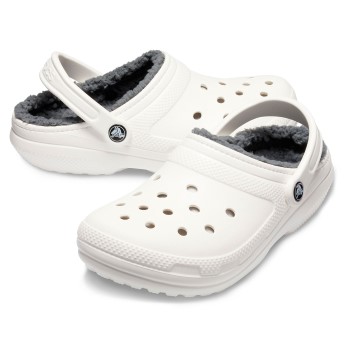 Crocs Classic Lined Clog Hvid US M4/W6 (EU 36-37)