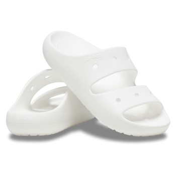 Se Crocs Classic Sandal V2 Hvid US M6/W8 (EU 38-39) ved Timarco