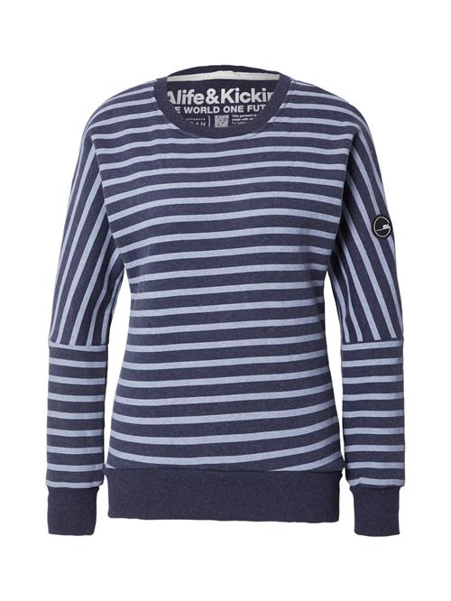 Alife and Kickin Sweatshirt 'DarlaAK'  marin / lyseblå / sort / hvid