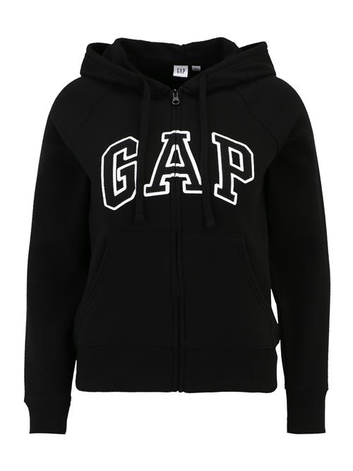 Gap Petite Sweatjakke  sort / hvid