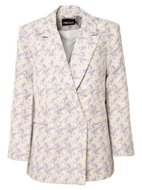 Se PIECES Blazer 'HARRIET'  lyselilla / hvid ved About You