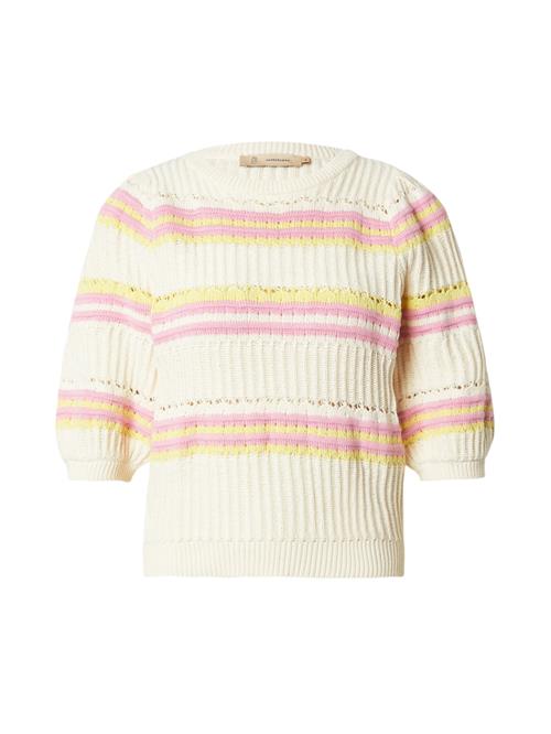 Se Peppercorn Pullover 'Signa'  pastelgul / lys pink / naturhvid ved About You