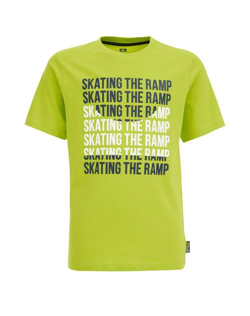 WE Fashion Shirts  natblå / lime / hvid